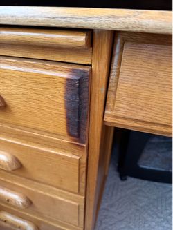 Free - Real wood desk.