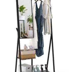 ❤️ Coat Rack with Mirror