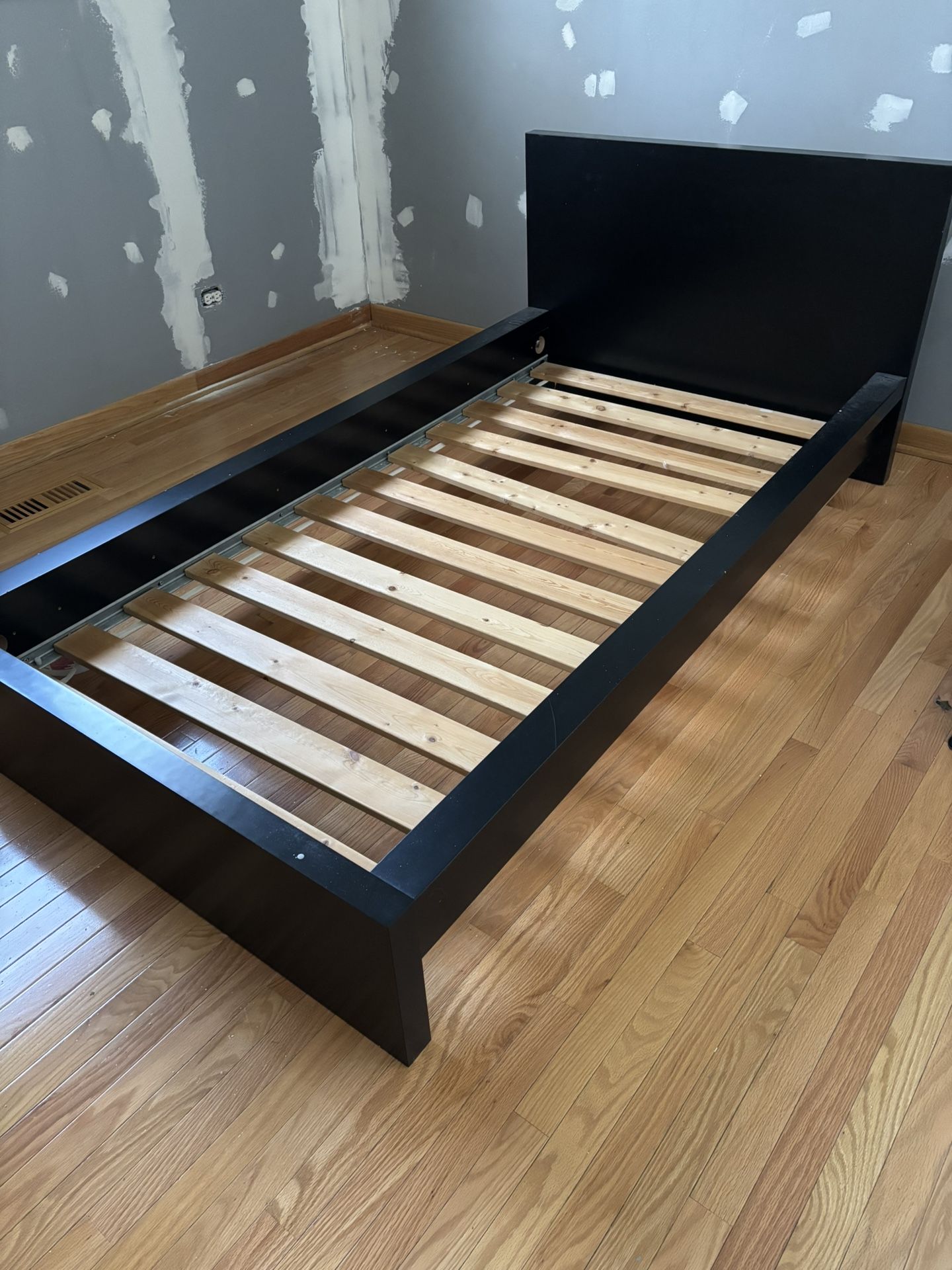 Twin Black Bed Frame And Headboard