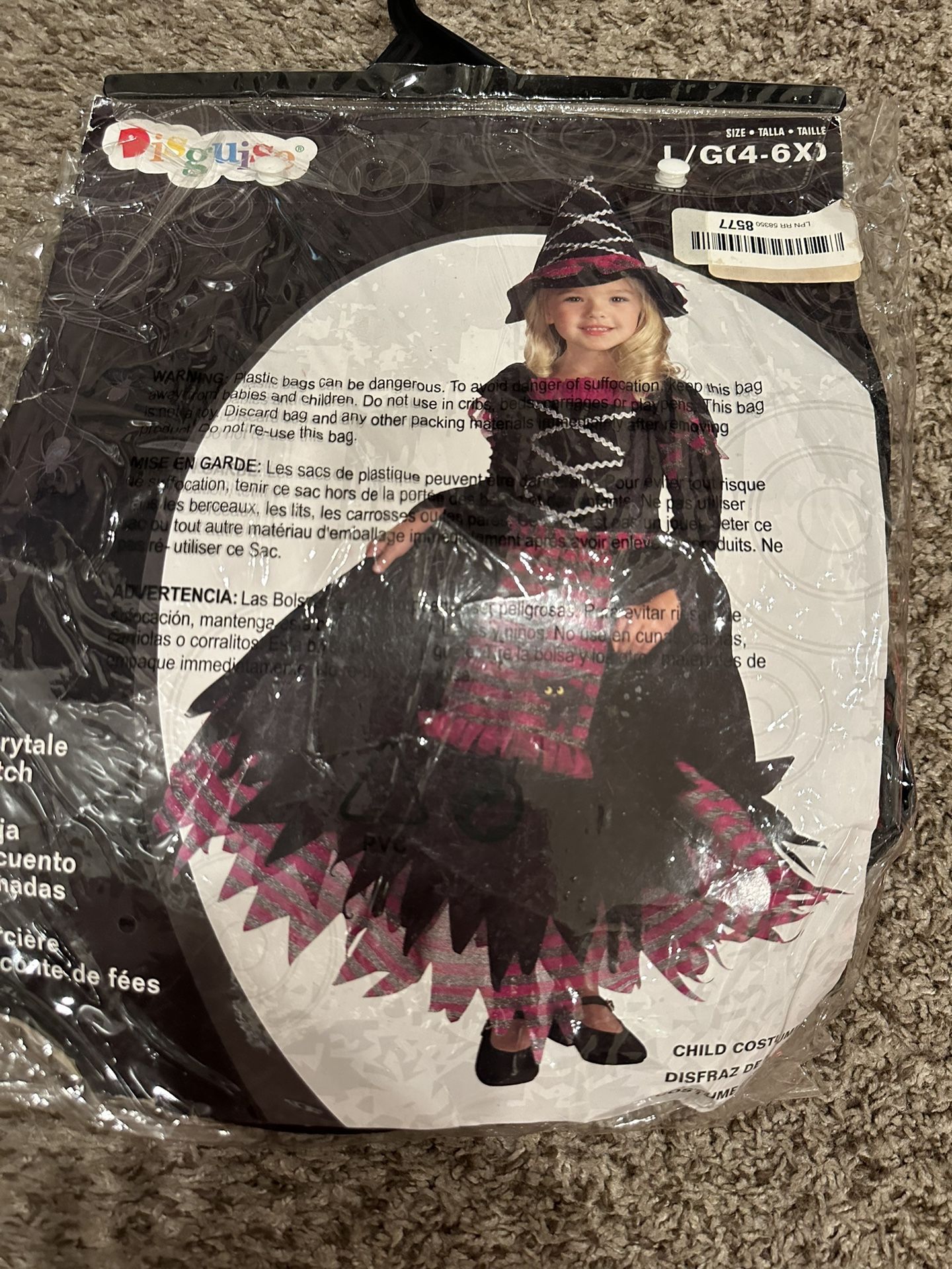 Girl Costume Size 4-6 Yrs New