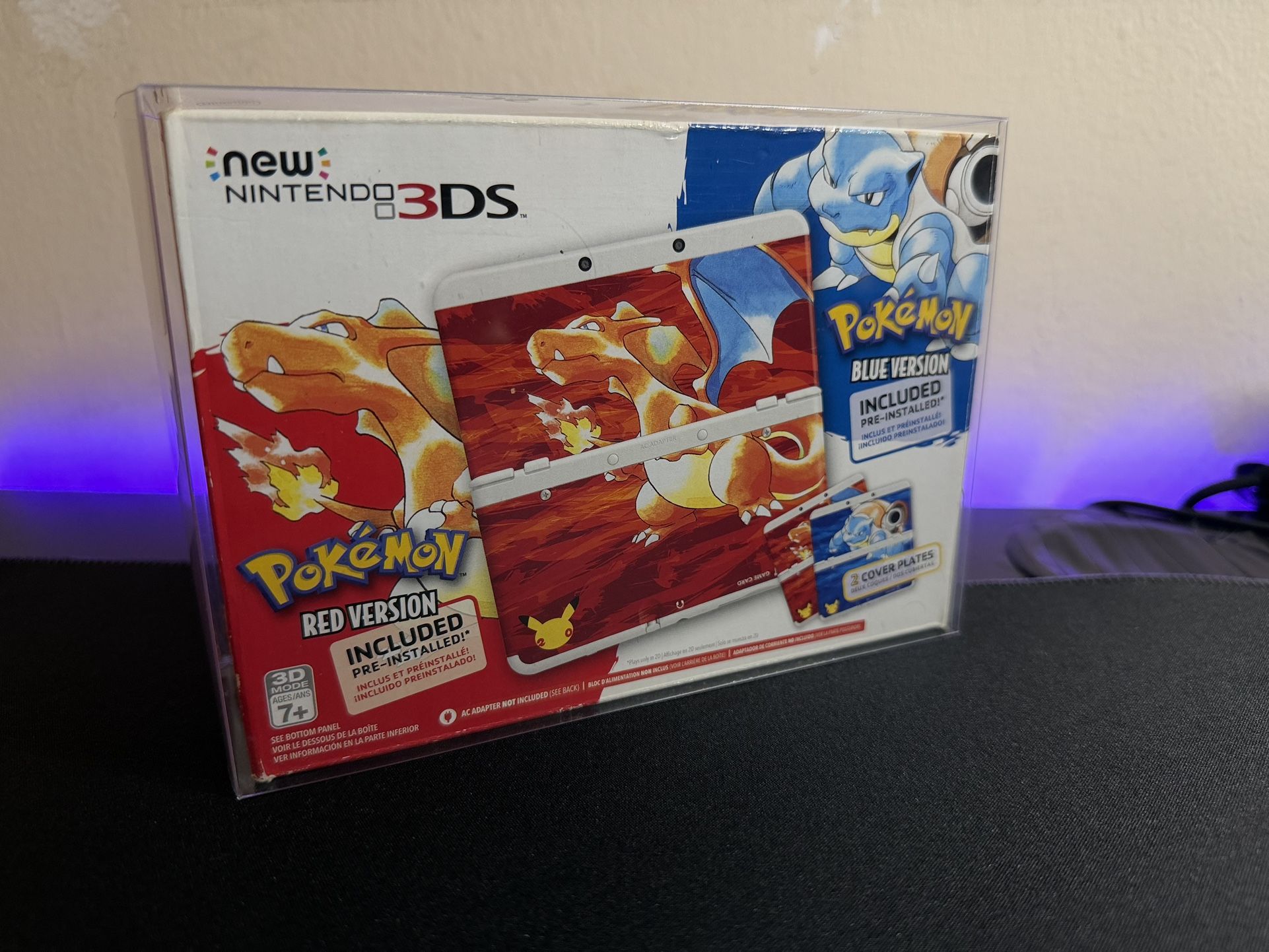 Dual IPS New Nintendo 3DS Pokémon 20th Anniversary Edition CIB