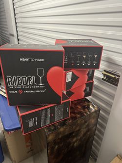 Riedel Heart to Heart Wine Glasses - $35 per 2 Glass Box