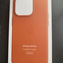 I Phone 14 Pro Leather Case 