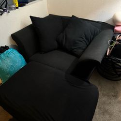 Love Seat And Ottoman 