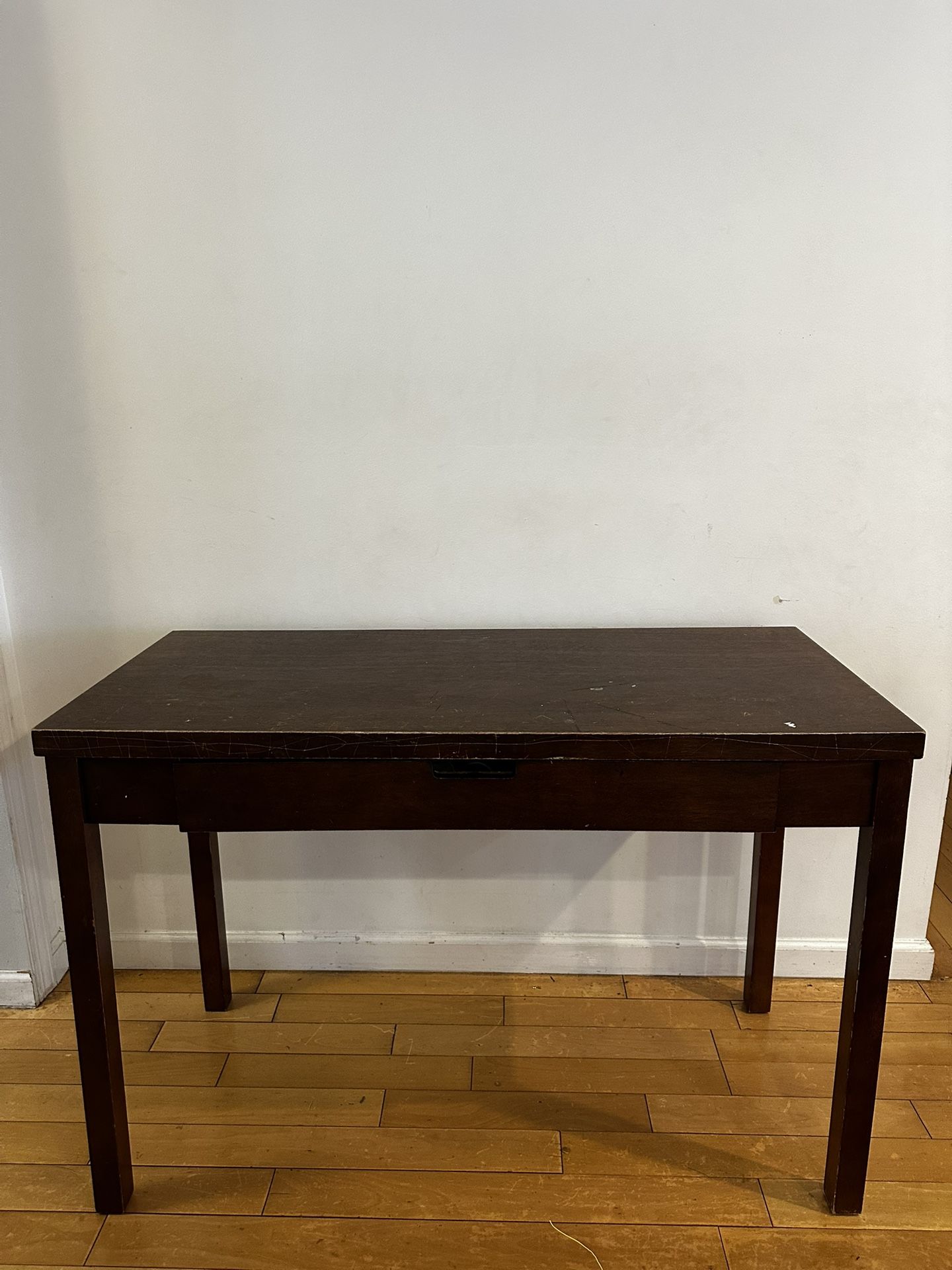 Wooden Desk With Drawer