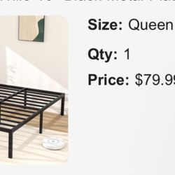 Metal Platform Bedframe 