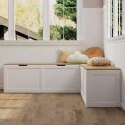 FUFU&GAGA 17.7-in H 1 Tier 8 pair White Engineered wood Shoe organizer（KF150239-01FC-001)