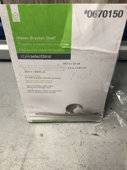 Hidden Bracket Shelf 