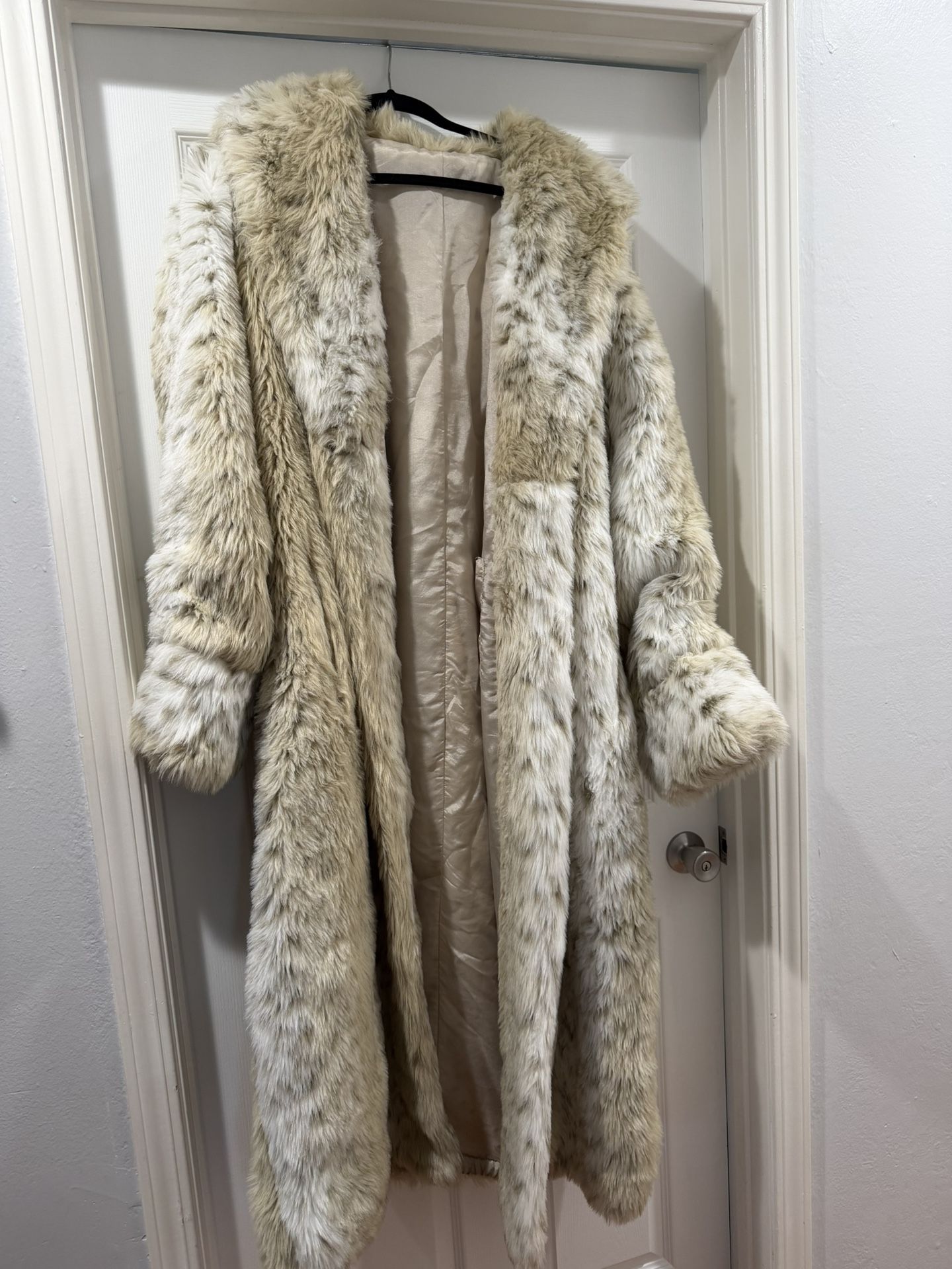 $50 OBO faux fur coat Medium
