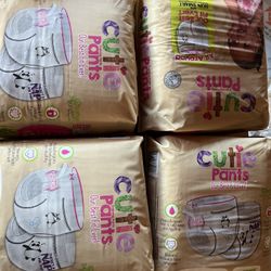 Diapers 4 Packets Size 3/4  $20.00