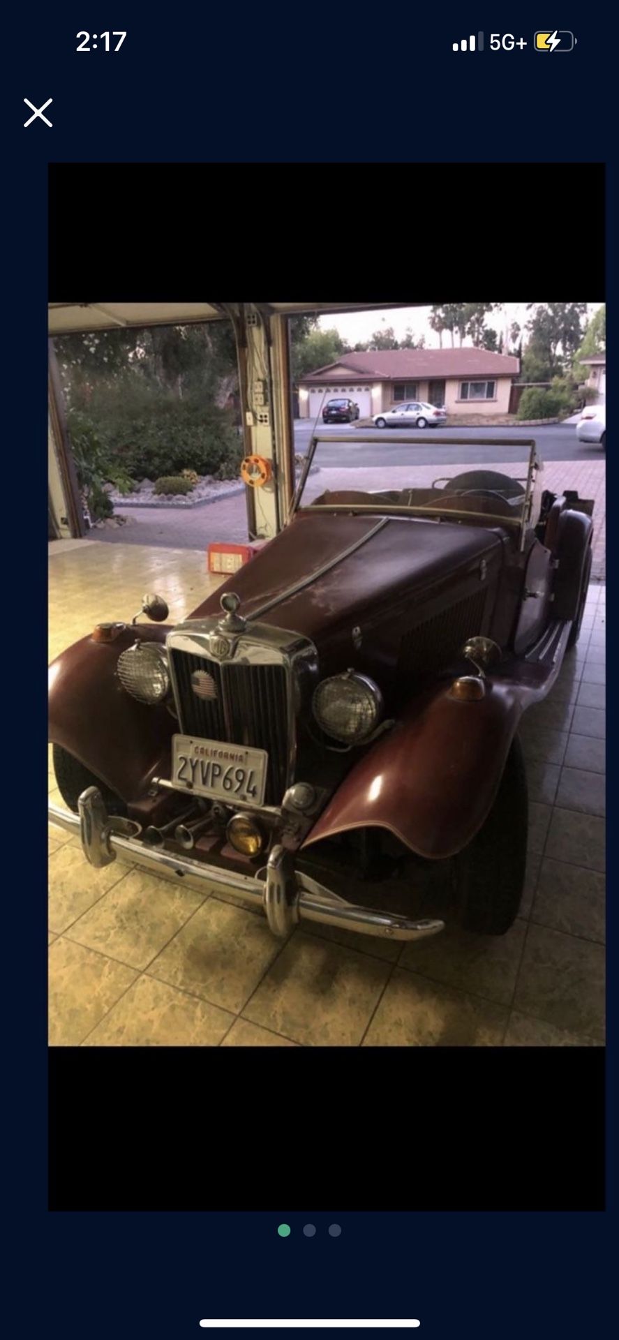 1971 MG Kit Antique Car
