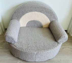 New Sherpa Rainbow Toddler Chair