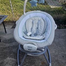 Graco Duet Glide Gliding Baby Swing with Portable Rocker, Infant
