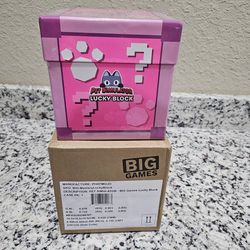 Big Games Pet Simulator X Lucky Block Mystery Plush with DLC Code - SEALED