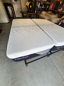 Nectar hybrid luxury split king mattress’s