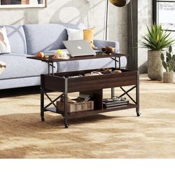 WLIVE Coffee Table, 41.3" Lift Top Coffee Table 