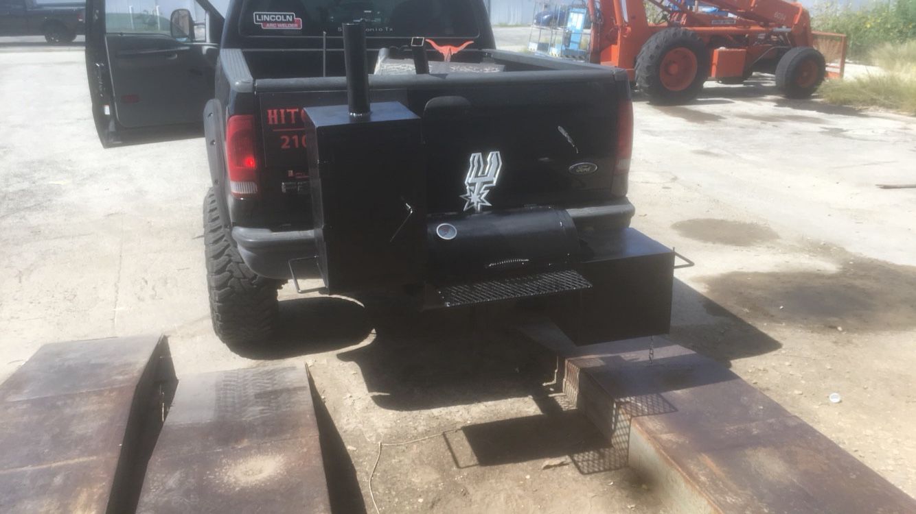 Hitch bbq pits custom designs names spurs themed, call or text we deliver to Austin San Antonio and Houston for an additional price