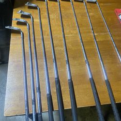 Old School Ping Black Dot. Full Set. 3-sandwiche  9 Clubs   Hard To Find 200$ Firm 