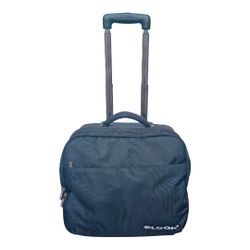 Black rolling briefcase or laptop bag / retractable handle. Made by Techco Legby