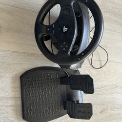 ps5 steering wheel w/pedals 