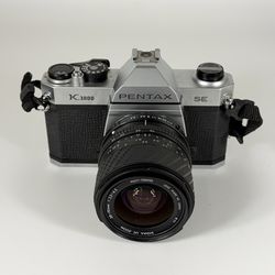 Pentax K1000 SE 35mm Film Camera with Sigma UC Zoom 28-70mm f/3.5-4.5 Lens