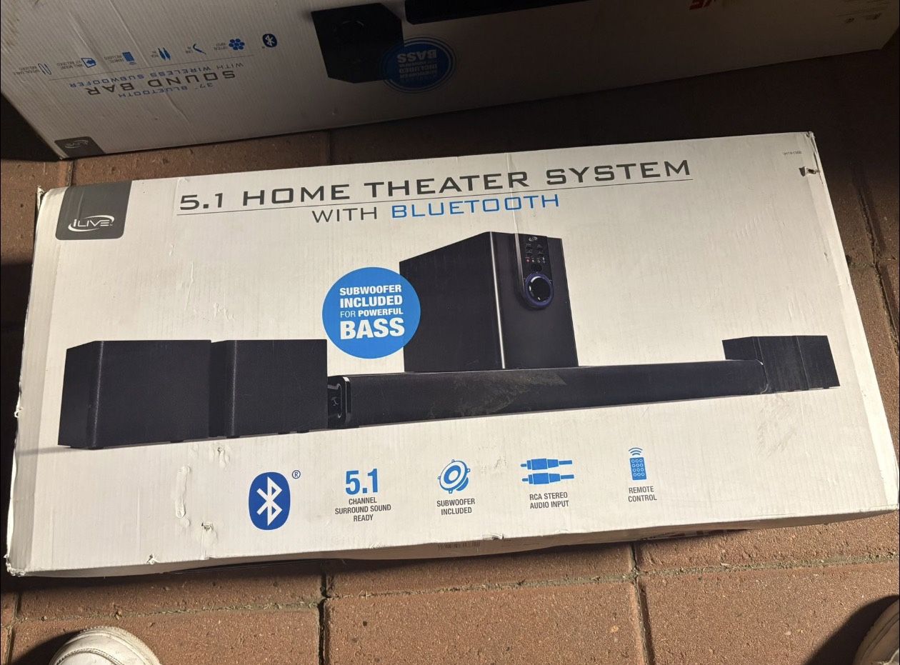 iLive 5.1 Home Theater System with Bluetooth