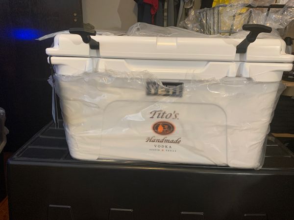 45 YETI ice chest cooler Sponsor Exclusive Traeger Tito’s for Sale in