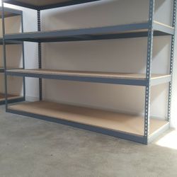 Industrial Shelving 96 in W x 36 in D Garage Warehouse Storage Rack