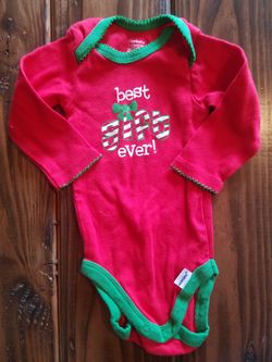 Holiday onesie long sleeve shirt