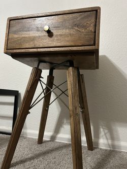 real wooden night stand
