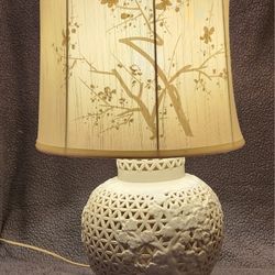 Blanc De Chine Porcelain Lamp