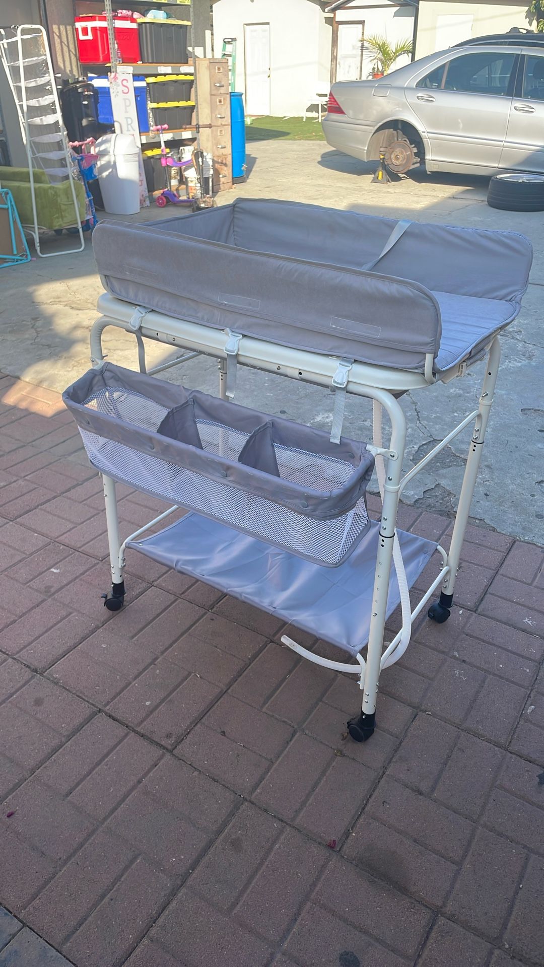 Bañera Y Cambiador Portatil De Bebes