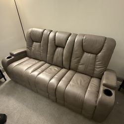Reclining Sofa (Jamestown mushroom sofa)