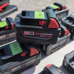 Milwaukee M18 Red Lithium XC 5.0 Battery.