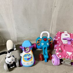 Toy Car, Balance Bike and Push toy