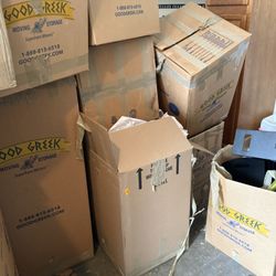 Used Boxes And Packing Paper