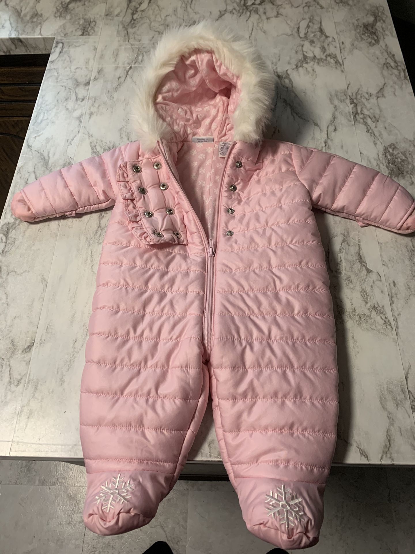 6 months old girl snowsuit