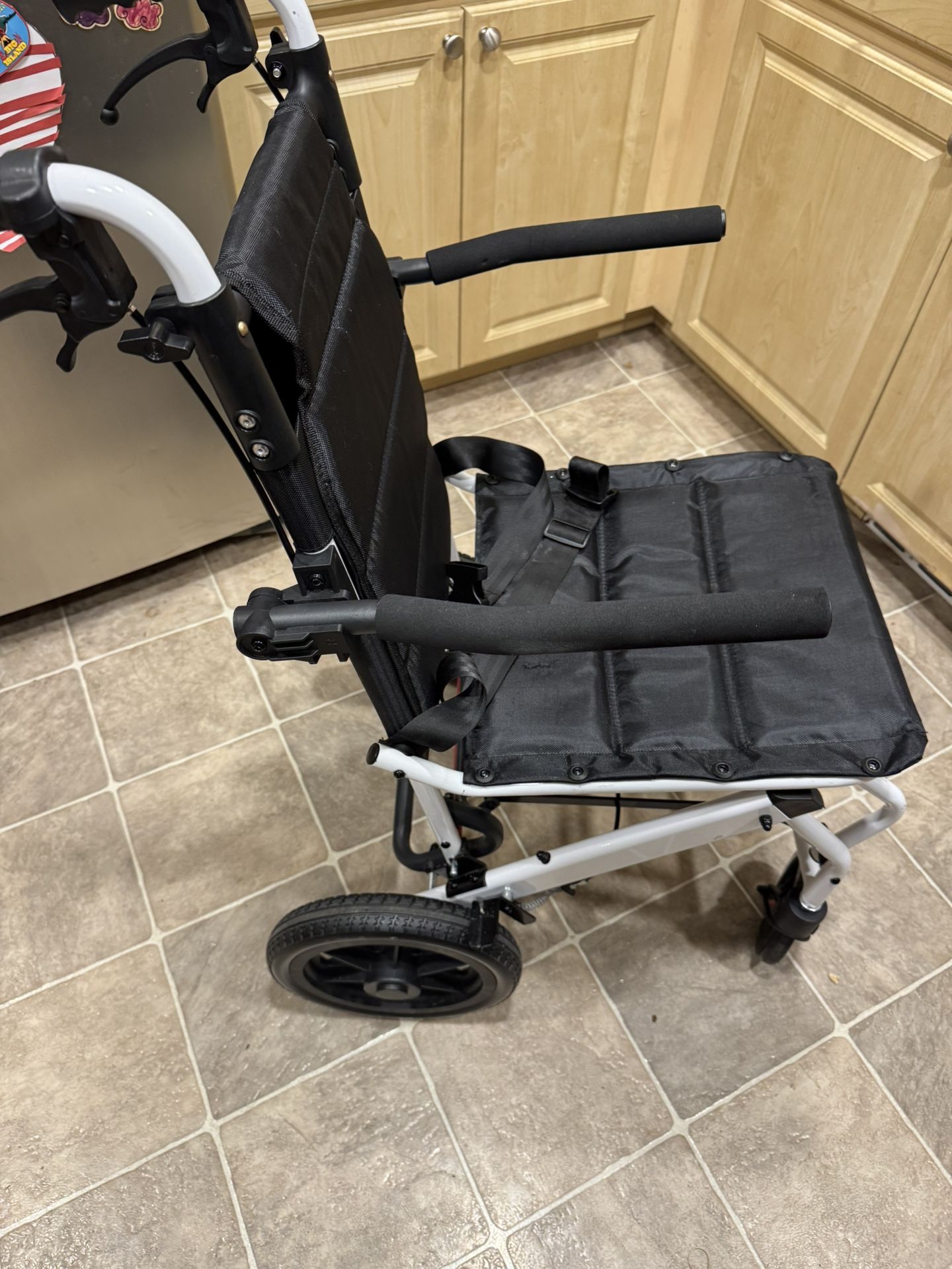 Lightweight Foldable Transport Wheelchair