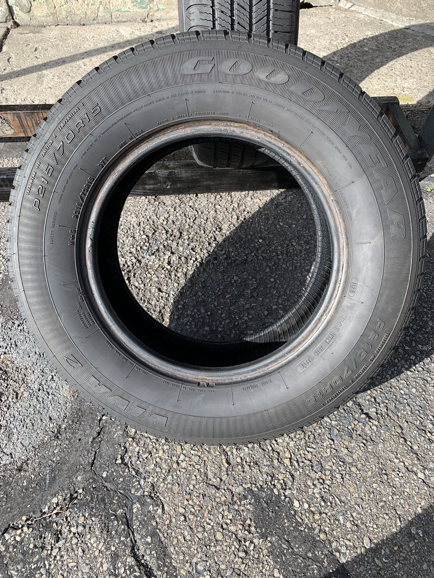 CHECK OUT! GoodYear 215/70/15 Set of two Tires