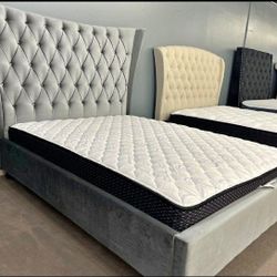 Gabriella Queen Size Bed Frame Financing Available 