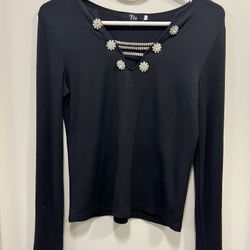 Shiny tops/T-shirts and synthetic suede coat/jacket