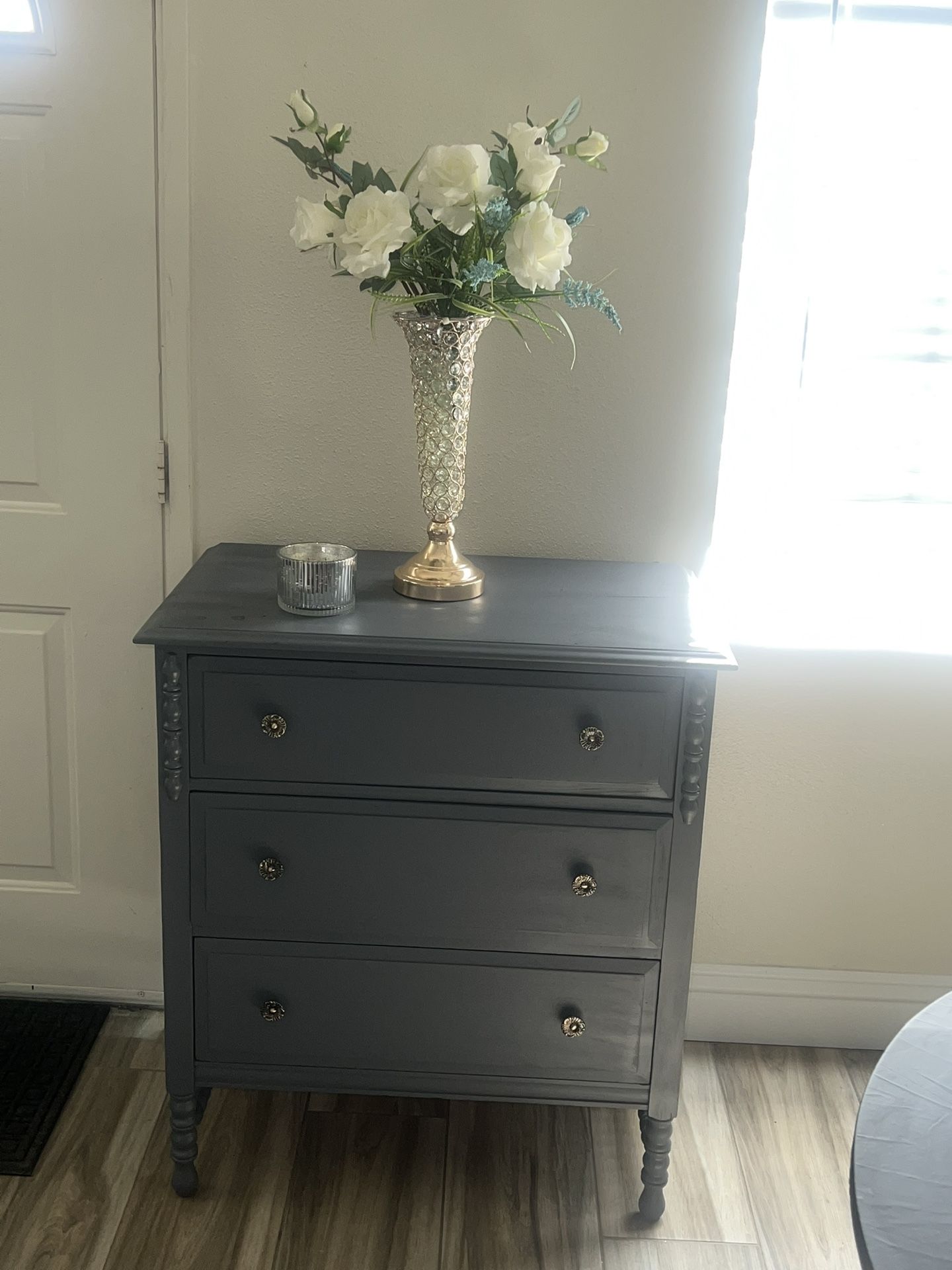 Refurbished 1938 Vintage 3 Drawer Chest