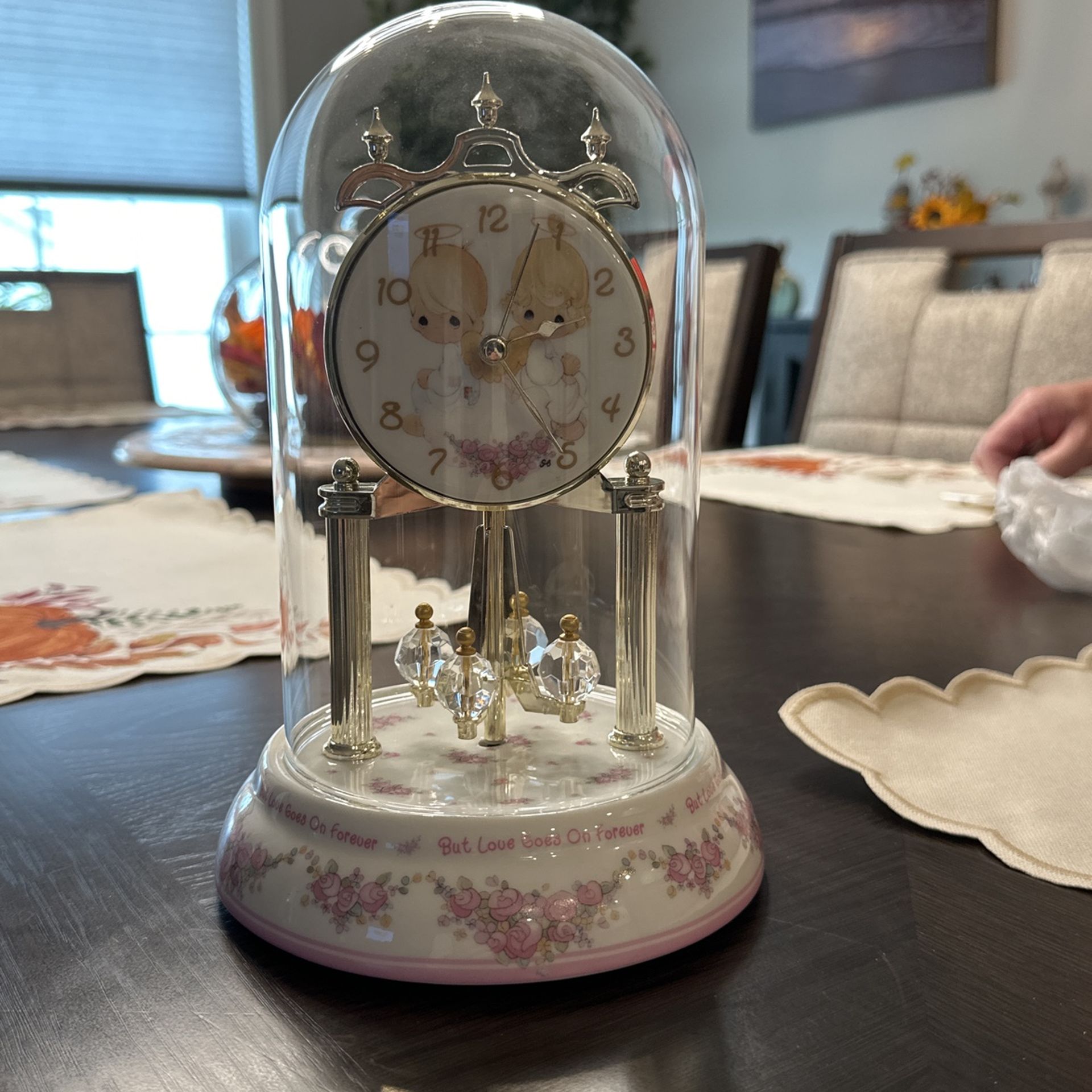 Precious moment clock