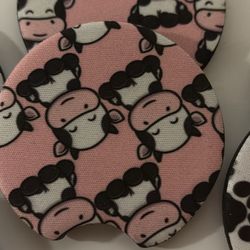 Car Coasters Cow