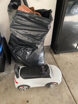 Black bagand car