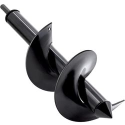 Auger Drill Bit for Planting 3 x 9 Inch, Garden Auger Spiral Bit Bulb Planter Tool Drill Auger for Planting Bulb, Bedding, Post or Umbrella Hole Digge