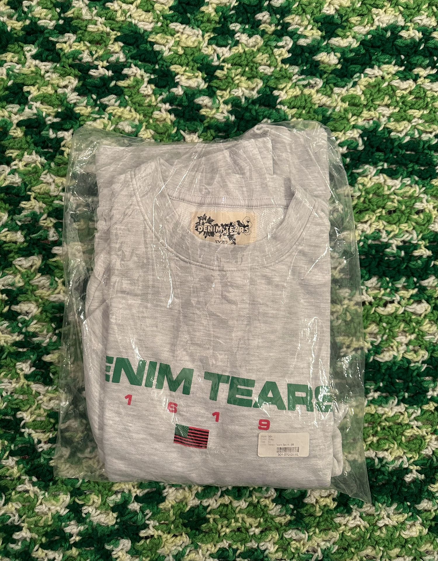 Denim Tears Sport Crew Neck Sweater New With Tags Rare Size XL Virgil Abloh Supreme