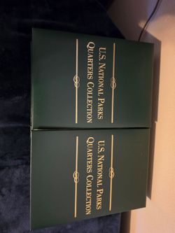 US National Parks with Quarters sets Two book binders