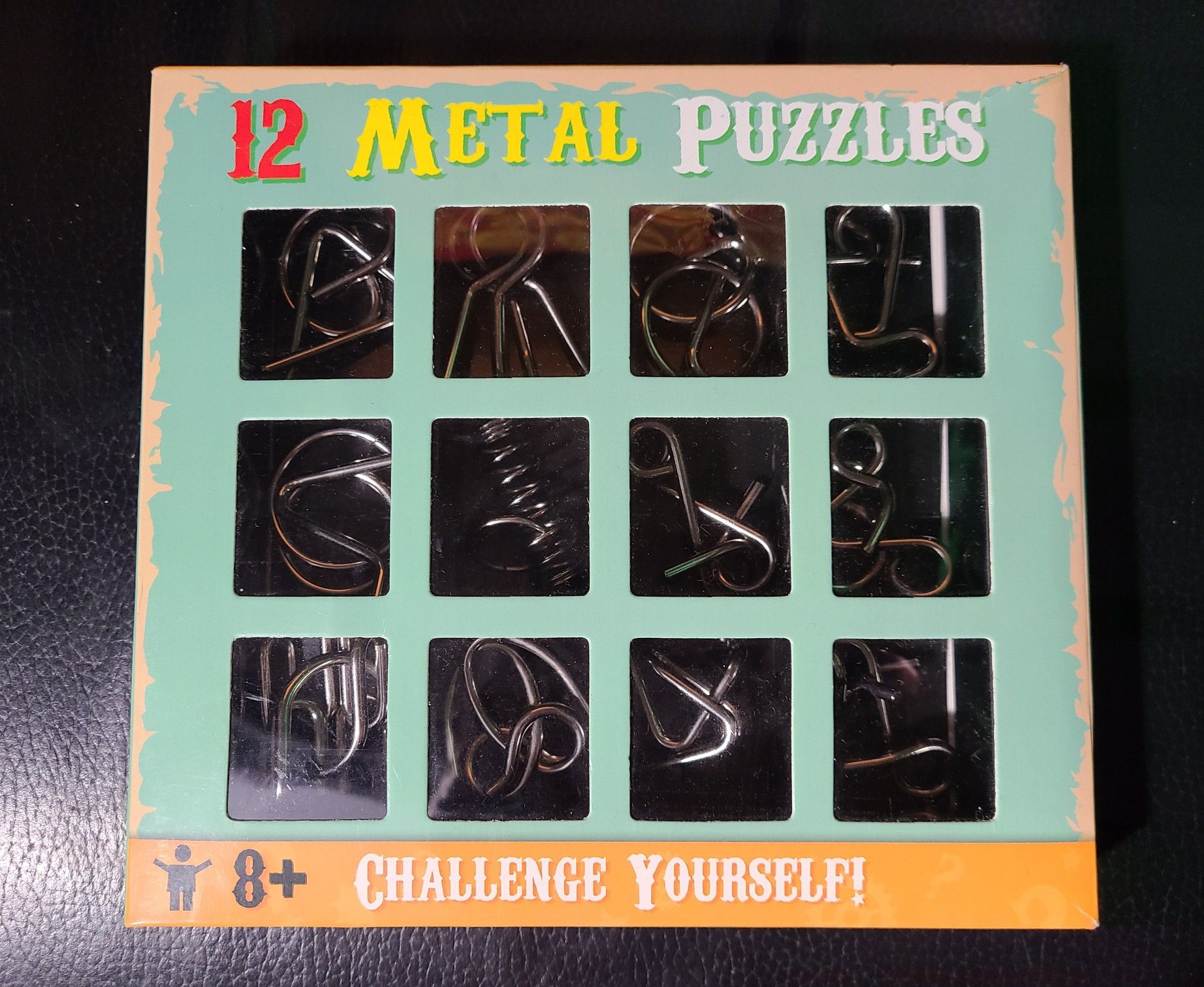 12 Metal puzzles