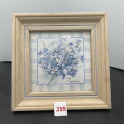 VNTG Marlin Print 7.5”X7.5”